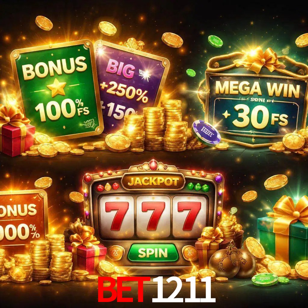 Tipos de bonos BET1211 incluyendo recompensas de bienvenida y promociones continuas