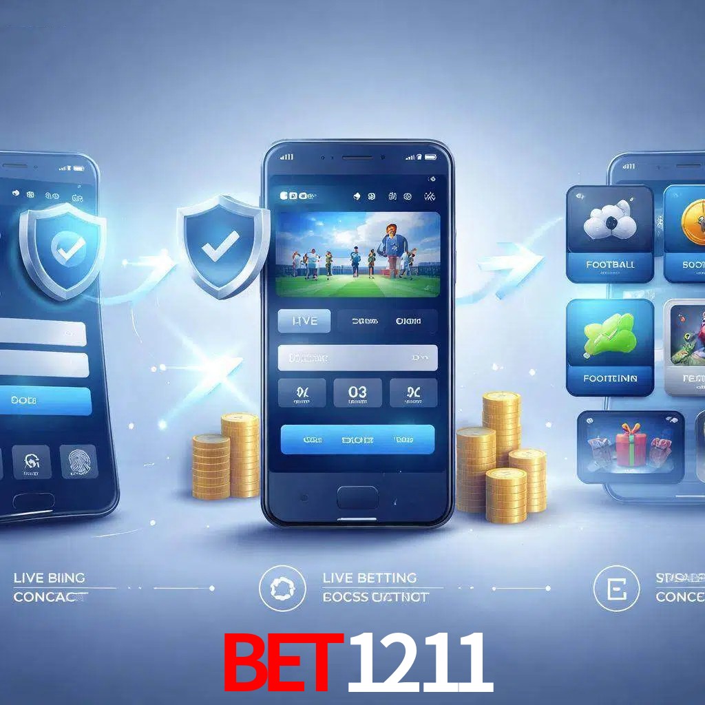 Pasos de acceso a la app BET1211 en pantalla de teléfono móvil